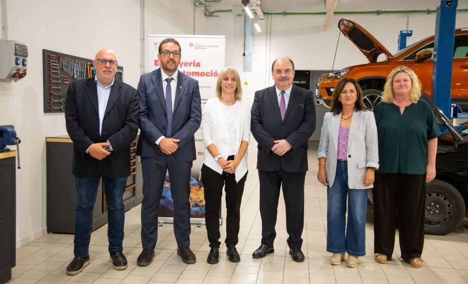 UVic-UCC's Granollers facility opens the new laboratories for the bachelor's degree course in Automotive Engineering, covering an area of 1,400 m²